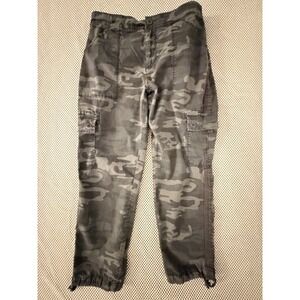 Social Standard by Sanctuary Camouflage Cargo Jogger Pants Women Size XS/S Camo